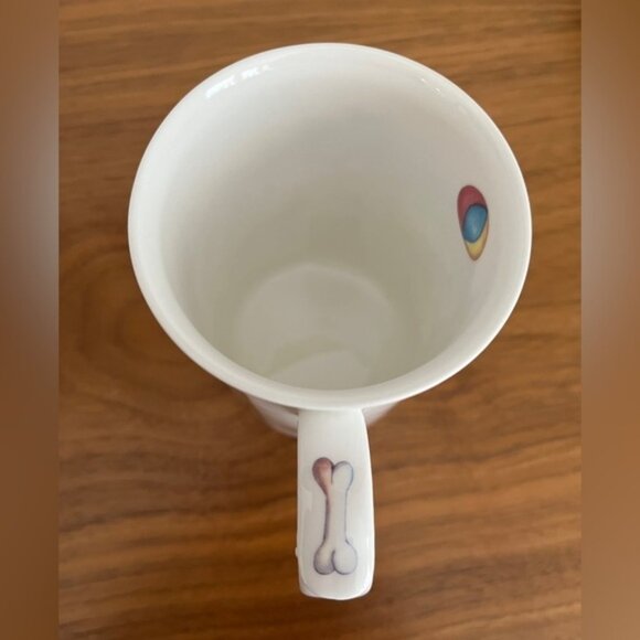 KINGSBURY Fine Bone China Mug Coffee Three Dogs Bone Ball Motif Dog Lover Gift - Picture 11 of 13